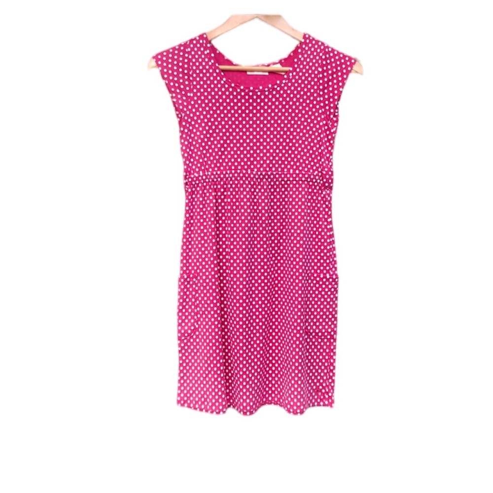 Red Camel Polka Dot Dress Girls 50’s Costume Sz. L